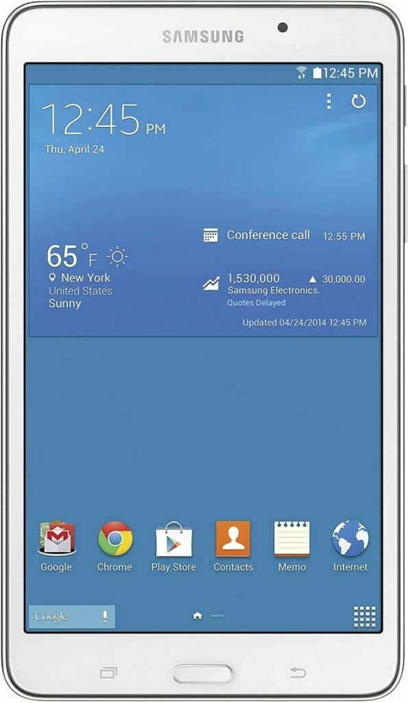 Samsung Galaxy Tab 4 front