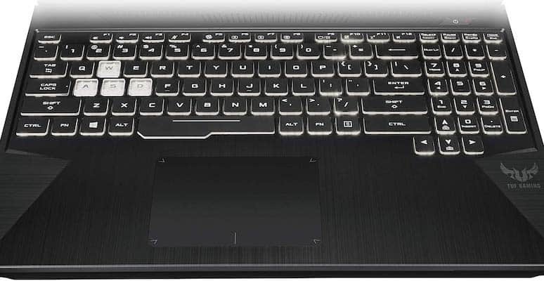Asus TUF FX505DT-AH51 keyboard