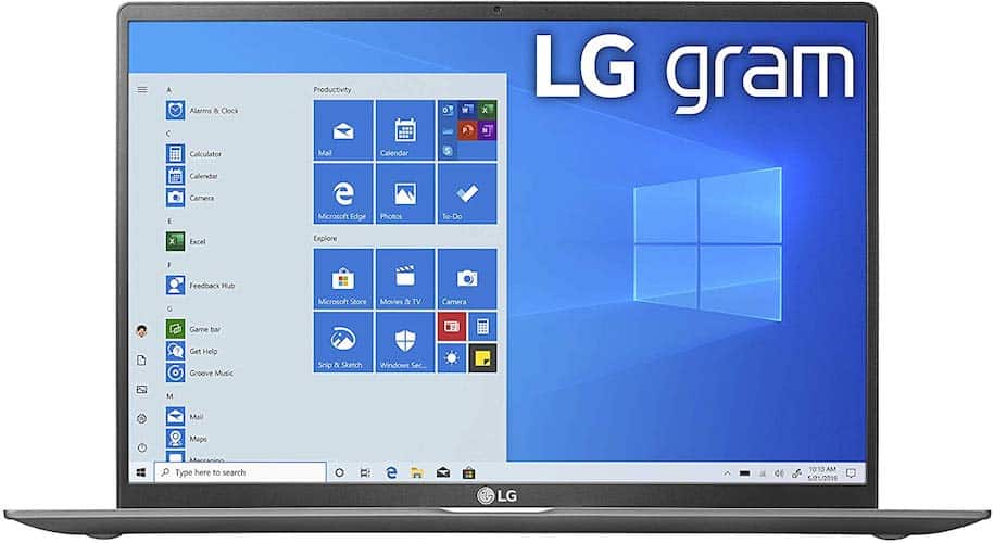 LG GRAM 17 (17Z90N) display
