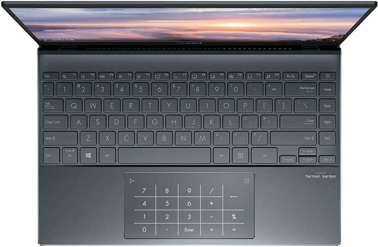 ASUS ZenBook 13 UX325EA-AH77 keyboard