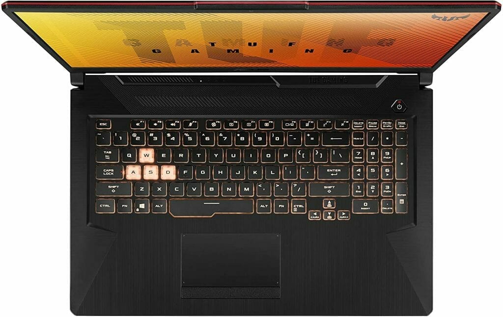Asus TUF Gaming F17 FX706LI-ES53 keyboard