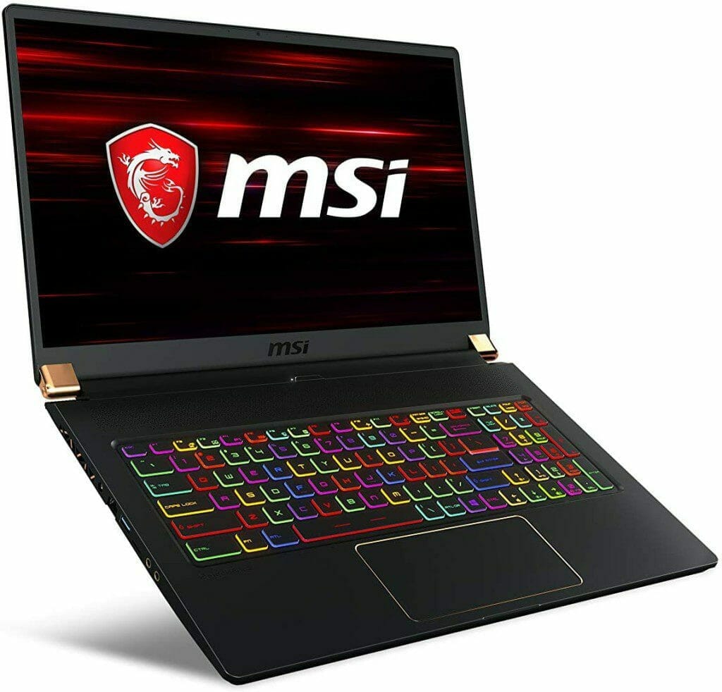 MSI GS75 Stealth 10SE-620 Review keyboard