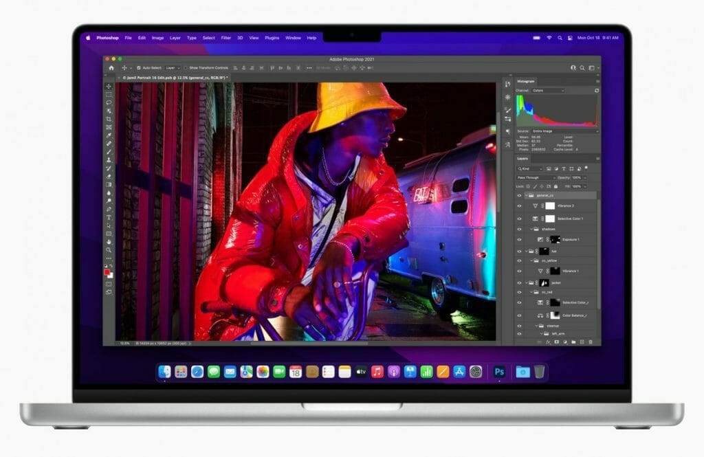 2021 Apple MacBook Pro (14-inch) screen