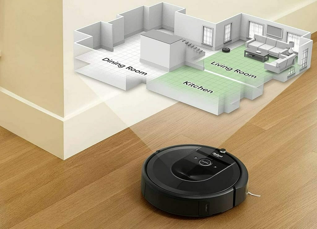 iRobot Roomba i7+ map