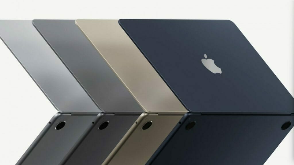 Apple MacBook Air 2022 colors