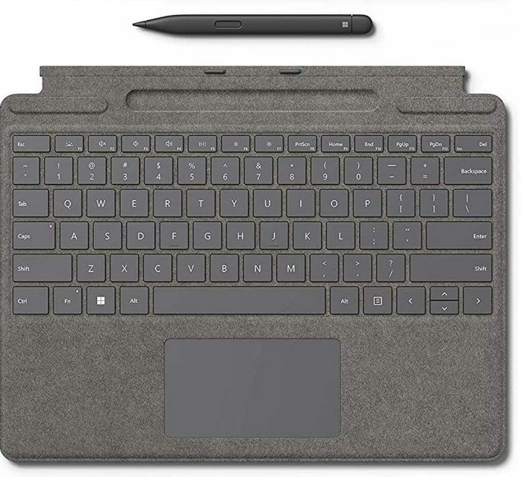 Microsoft Surface Pro 8 Review type cover