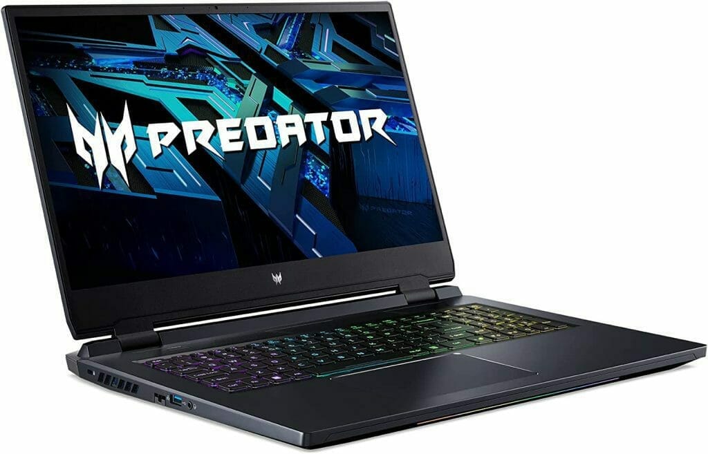 Acer Predator Helios 300 (2022) Review screen