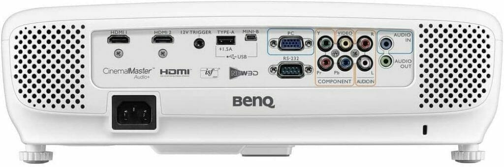 BenQ HT2050A Review ports