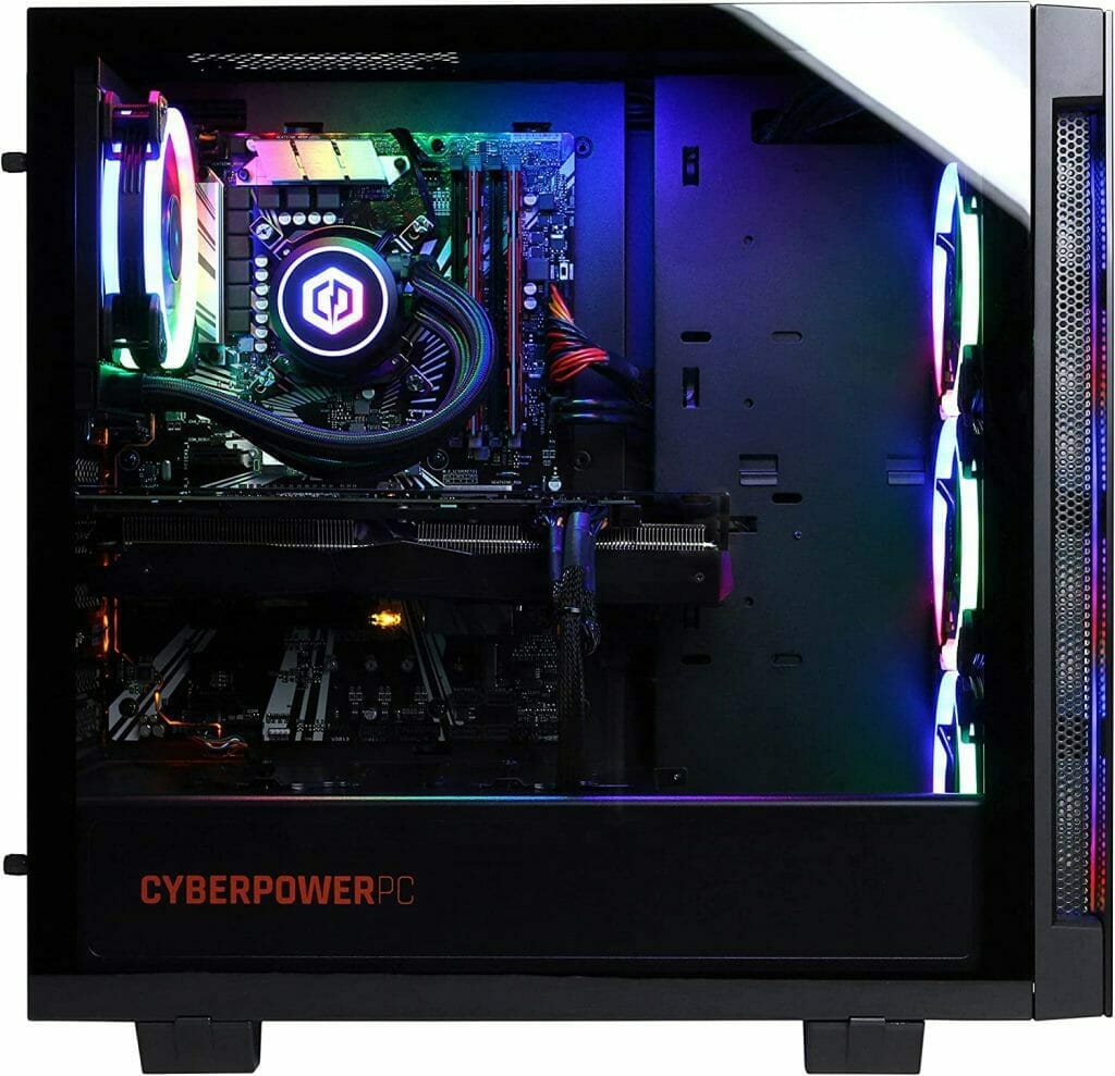 CyberpowerPC Gamer Xtreme Review (GXiVR8080A28) side glass