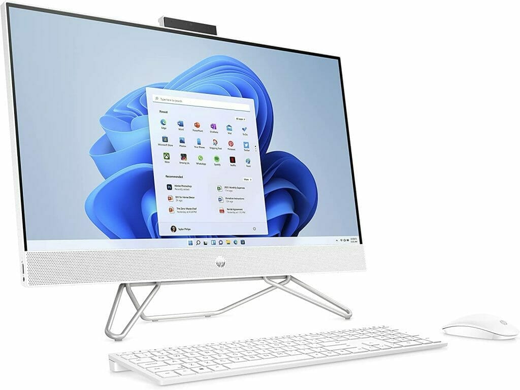 HP All in One 27-CB0052 Review screen