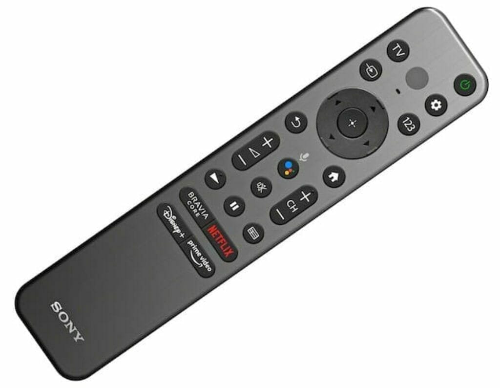 Sony X90K Review remote