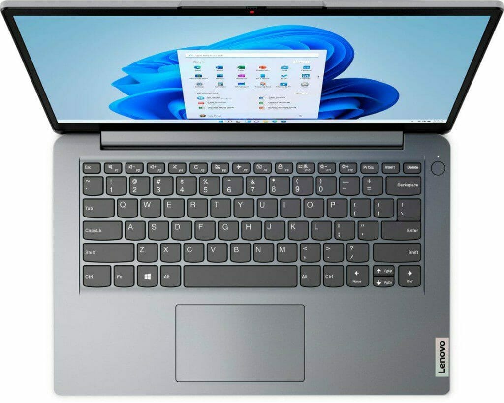 Lenovo IdeaPad 1i Review keyboard