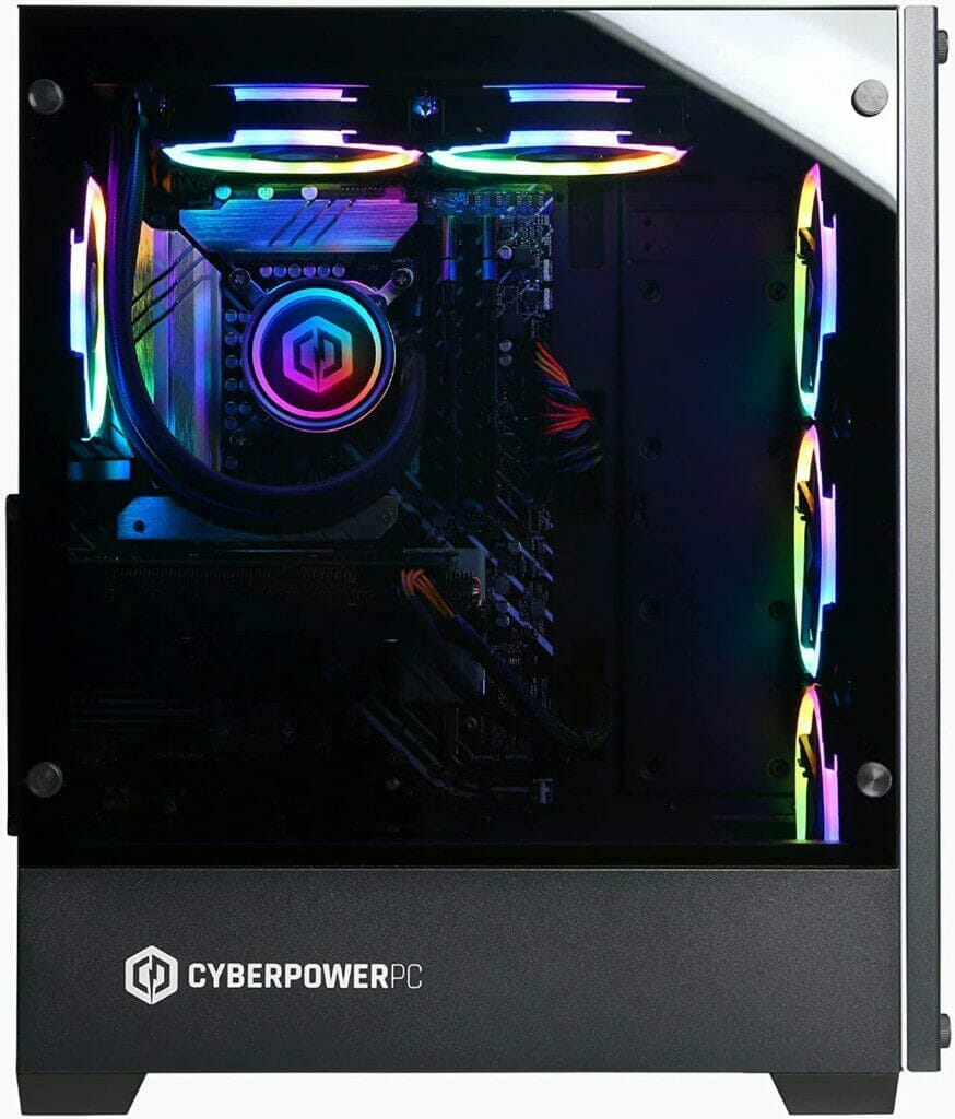 CyberpowerPC Gamer Xtreme VR GXiVR8680A Review glass